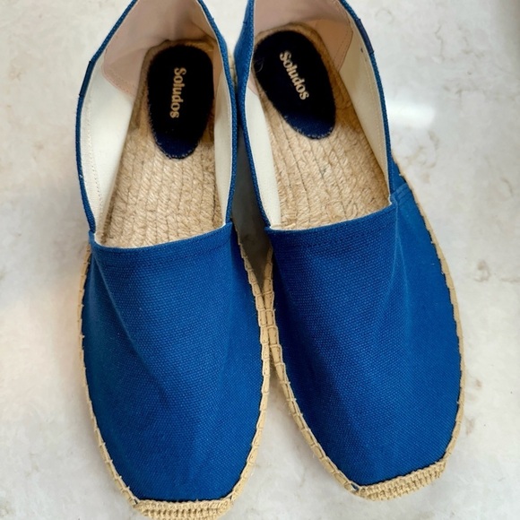 SOLUDOS, MENS ORIGINAL ESPADRILLE IN FRENCH BLUE CANVAS. SIZE 11 1/2 main image 10